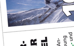 werbung für Ski-veranstaltungen