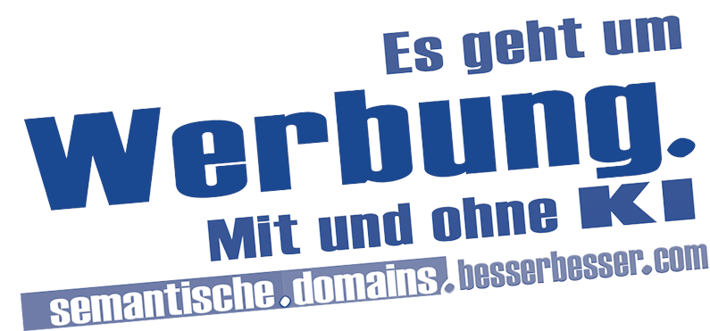 es geht um werbung. mit und ohne ki
